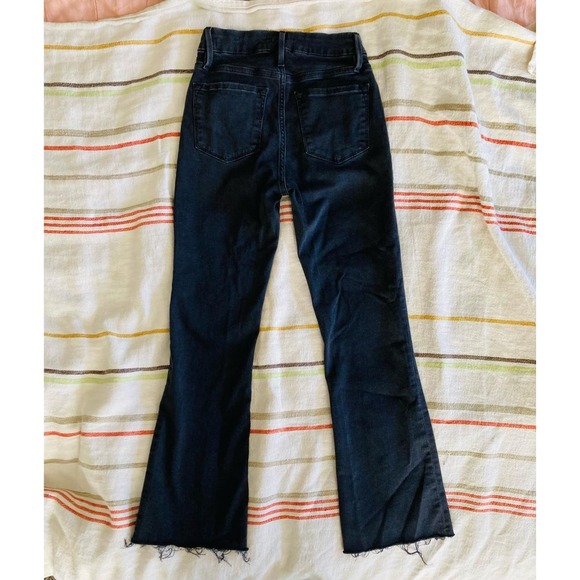 FRAME Jeans Le Crop Mini Boot Black Jeans - Picture 2 of 4